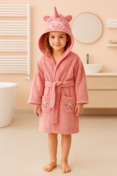 Ready Bade mantil Zoo - Roze Jednorog (6-8)