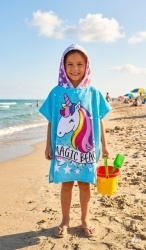 Ready Dečiji Ogrtač Pončo - Magic Beach