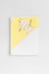 Ready Peškir sa kapuljačom 100x100cm - Žuti - Img 2