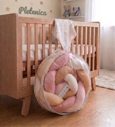 Ready Pletenica -krem-roze-vanila