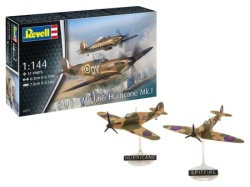 Revell maketa supermarine spitfire mkia and hawker hurricane mki ( RV03771 )