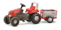 Rolly toys Junior Farm Traktor na pedale sa prikolicom ( 800261 )-1