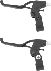 Ručica kočnice v-brake alu/pvc crne za revo shift sypo ( 3408102 )