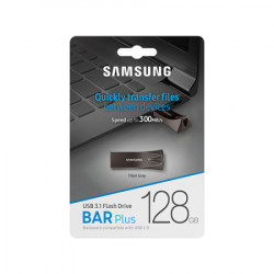 Samsung 128GB USB flash drive, USB 3.1, BAR plus black ( MUF-128BE4/APC ) - Img 4