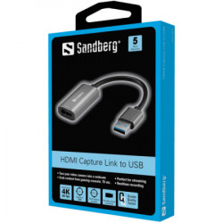 Sandberg adapter capture HDMI/F - USB/M 3.0 134-19 - Img 2