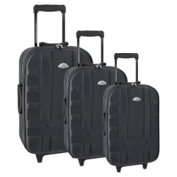Sazio havana kofer set 3 komada pe crna ( 100131 )