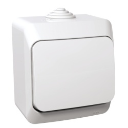 Schneider Cedar Plus, 1P prekidač 16A, IP44, beli ( wde000510 )