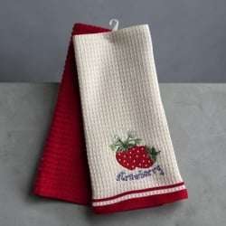 Set kuhinjskih krpa 40x60cm Wafle - Jagoda ( VLK000109-jagoda )