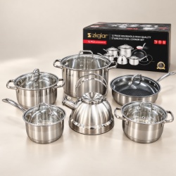 Silver Kettle 12-delni set posuđa sa čajnikom ( KLK2686 )