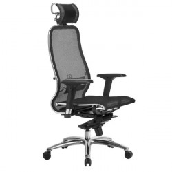 Smart Ergonomic Line - Radna anatomska stolica N29 Black - Img 1