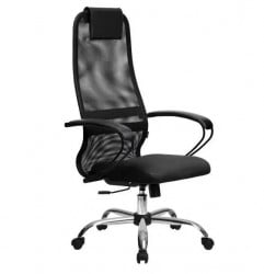 Smart Ergonomic Line - Radna anatomska stolica SH13 Black - Img 1