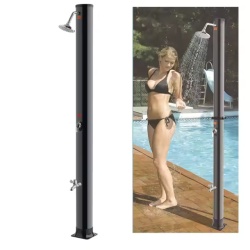 Solarni Tuš 35L sa Slavinom , Aluminijumskom Bazom i Bakarim Ventilima - Img 5