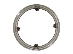 Štitnik srednjeg pogona 42T/187 mm (4 rupe 106x98 mm) prozirni ( 110059 )