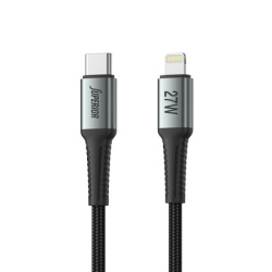 Superior su-k101 pleteni 27w 3a type-c na lightning 1m crni usb data kabal ( u2104 )