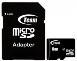TeamGroup micro SDHC 8GB class 10+SD adapter TUSDH8GCL1003 - Img 2
