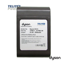 TelitPower baterija Li-Ion 21.6V 2000mAh 917083-09 za DYSON DC31 usisivač ( P-4034 ) - Img 6