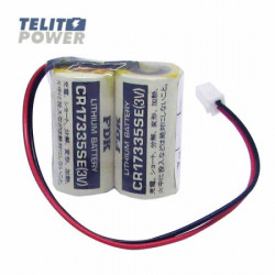TelitPower baterija Li-Ion 6v 1800mAh MR-BAT6V1 za M89 driver MR-J4 servo sistem ( P-3257 ) - Img 2