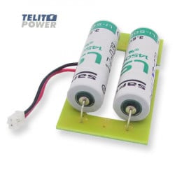 TelitPower baterija Litijum 3.6V 5200mAh 2xAA Saft sa štampanim kolom D7000392-AC za ACTARIS toplotna merila ( P-0779-1 ) - Img 6