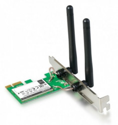 Tenda W322E WiFi PCI express 2,4GHz 150Mbps sa ugradjenim fiksnim antenama 2x2dBi - Img 3