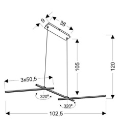 Thasos Lampa 103x23 23W LED 4000K ( 15070 )-2