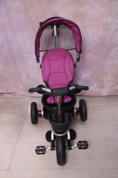 Tricikl za decu T06 sa podesivim naslononom - Pink 6018 - Img 5