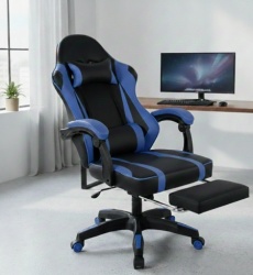 Trick gejmerska stolica sa naslonom za noge Storm Flat 928 plava ( 928 PLAVA )