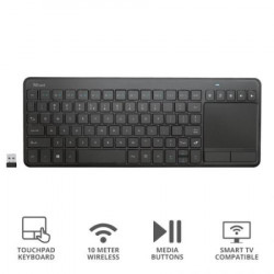 Trust Vaia wireless tastatura white touchpad (23382) - Img 3