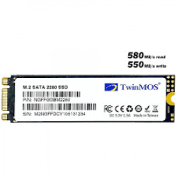 TwinMOS SSD M.2 256GB 580MBs/550MBs NGFFEGBM2280