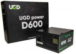 UGD d600 600w ugd power 12cm fan, 20+4pin, 4+4pin, 3xsata, 1xide, 2x6+2pin black napajanje - Img 3