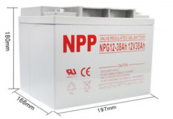 UPS-PSW-800VA + NPP NPG12V-38Ah * GMB LONG cist sinusni pretvarac 12V/500W sa 12V/38Ah GEL baterijom - Img 2