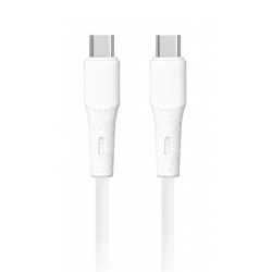 USB-C na USB-C silikonski kabel, PD60W, 1m ( USBKSL-PD/WH )