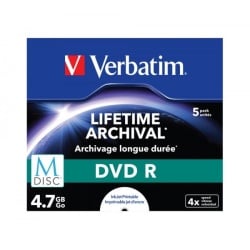 Verbatim M-Disc "KAMENI" printable 4.7GB 4X 43821 jewel case ( 554MP/Z )-1