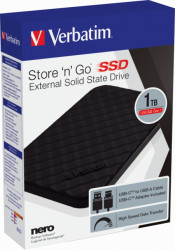 Verbatim portable S'n'G SSD USB 3.2 1TB black (53230) - Img 1