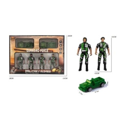 Vojni set sa vozilima i vojnicima ( 11/05349 )