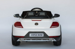 VW Buba Licencirani Auto sa kožnim sedištem i ojačanim PVC točkovima - Bela ( VW Buba-1 ) - Img 4
