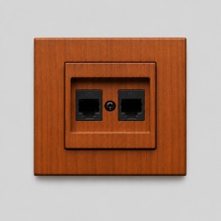 Walnut Telefonska utičnica ( 9861 )