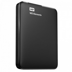 WD external HDD 1TB, 2.5", USB3.0, elements black ( WDBUZG0010BBK-WESN ) - Img 1