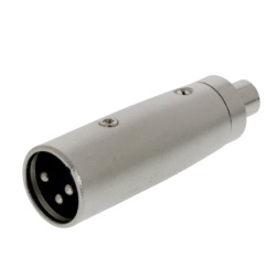 Wentronic Audio adapter ( XLR-3MRCAF )