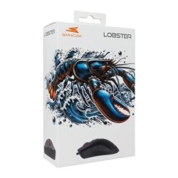 White Shark  Bgm 081 Lobster  Baracuda Mouse Black-2