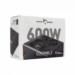 White Shark gpsu b600s colonel 2 600w 80+ bronze pc power - Img 2