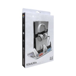 White Shark PS5 KIMURA PRO Cooling Pad + 2 Charging Docks-2