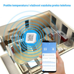 Wi-Fi smart termometar i higrometar 0-60°C ( WFS-TH06A ) - Img 2