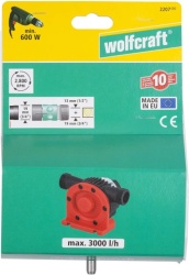 Wolfcraft pumpa za vodu na bušilicu, 3.000l/h ( 2207000 )-3