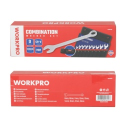 Workpro wp202502 Set kombinovanih (viljuškasto-okastih) ključeva, 9 kom  ( WP202502 )-2