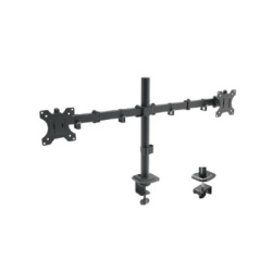 Xstand dual 10-32 Desk mount 2x 10-32,10 kg,Rotacija:360,Tilt 90,VESA100x100 208423