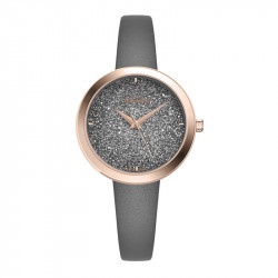 Ženski adriatica essence roze zlatni sivi elegantni ručni sat sa sivim kožnim kaišem ( a3646.9217q ) - Img 1