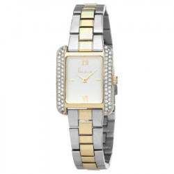 Ženski freelook lumiere kvadratni zlatni srebrni modni ručni sat sa bikolor metalnim kaišem ( fl.1.10076.4 )
