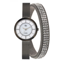 Ženski girl only sivi set modni ručni sat sa poklon narukvicom ( 694749 ) - Img 4