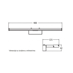 Zidna LED lampa 8W   ( E200959 )-2