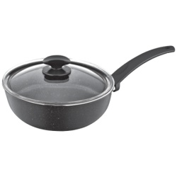 Zilan ZLN2065 Tiganj duboki sa staklenim poklopcem, granit, 24 cm